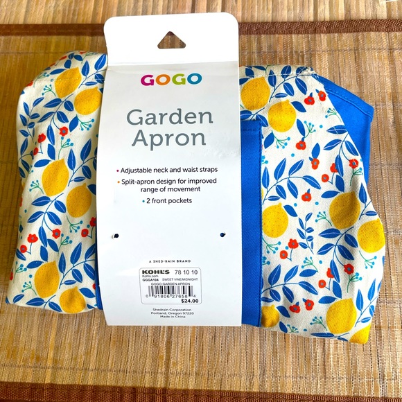 Garden Apron, Sweet Vine Design - Picture 7 of 7